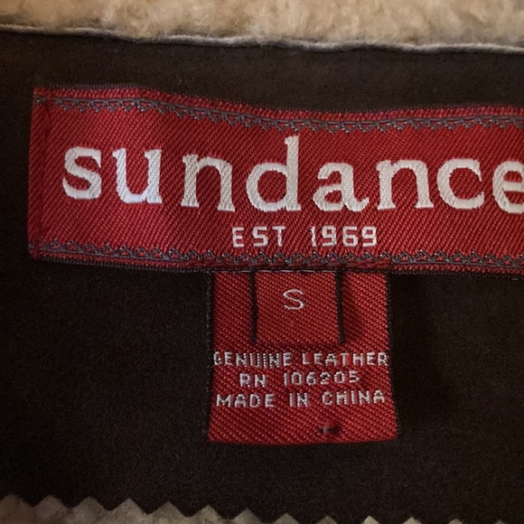 Sundance genuine leather vest - Picture 6 of 6